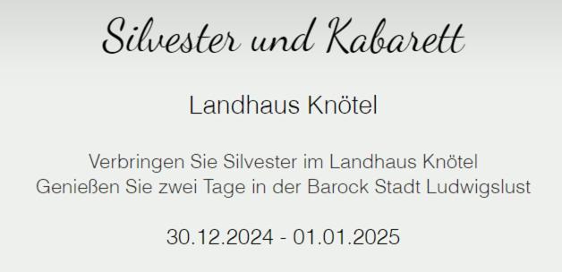 Landhaus Knoetel 路德维希卢斯特 客房 照片